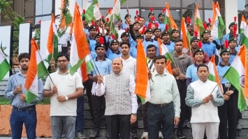 Triranga Rally at Gangadhar Meher University