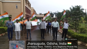 Triranga Rally at Gangadhar Meher University