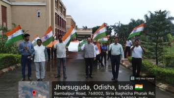 Triranga Rally at Gangadhar Meher University