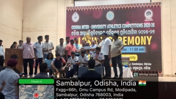 Odisha Inter University Competitions (Athletics 2025-26)
